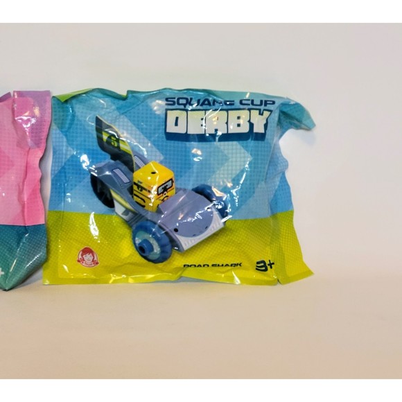Wendy's Square Cup Derby Kids Meal Toys 2021. Lot Of 2. New. - Picture 2 of 7